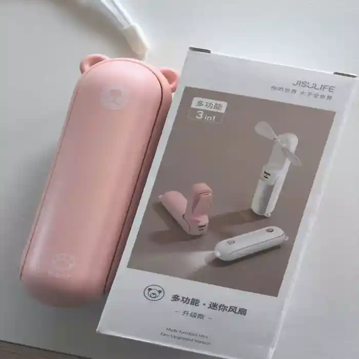 JISULIFE F8 Handheld Mini Fan 2000mAh